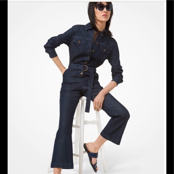 Michael Kors Pants - Nearly New Michael Kors Denim Jumpsuit!